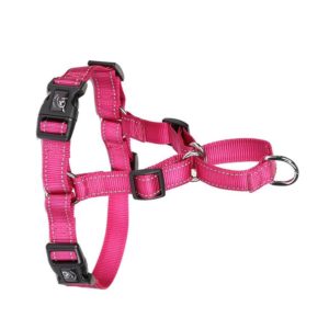 Glow Castle Pet Reflective Nylon Prevent Running Wild Chest Strap, Size: L(Rose Red) (Glow Castle) (OEM)