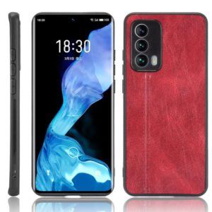For Meizu 18 Shockproof Sewing Cow Pattern Skin PC + PU + TPU Case(Red) (OEM)