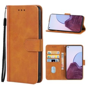 Leather Phone Case For OnePlus Nord N20 5G / OPPO A96 5G / Reno7 Z / Reno7 Lite 5G(Brown) (OEM)