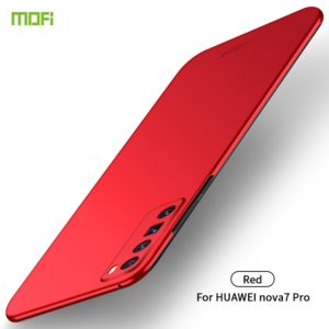 For Huawei Nova 7 Pro MOFI Frosted PC Ultra-thin Hard Case(Red) (MOFI) (OEM)