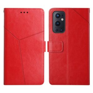For OnePlus 9 Pro Y Stitching Horizontal Flip Leather Phone Case(Red) (OEM)