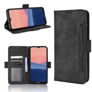 For Nokia C21 Skin Feel Calf Pattern Leather Phone Case(Black) (OEM)