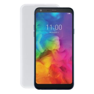 TPU Phone Case For LG Q7(Transparent White) (OEM)
