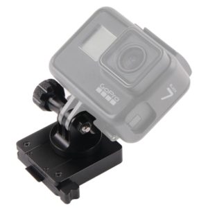 GP244-B Aluminum Mount for GoPro Hero12 Black / Hero11 /10 /9 /8 /7 /6 /5, Insta360 Ace / Ace Pro, DJI Osmo Action 4 and Other Action Cameras and NVG Mount Base (OEM)