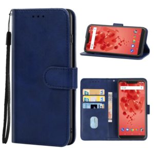 Leather Phone Case For Wiko View 2 Plus(Blue) (OEM)