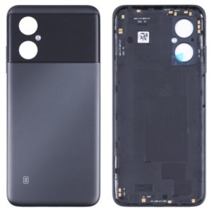 Original Battery Back Cover for Xiaomi Poco M4 5G / Poco M4 5G (India) / Redmi Note 11R(Black) (OEM)