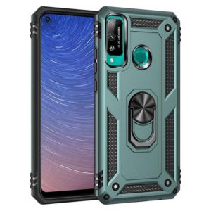 For Huawei Y7p / P40 Lite E Shockproof TPU + PC Protective Case with 360 Degree Rotating Holder(Green) (OEM)
