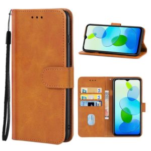 For Infinix Smart 6 HD Leather Phone Case (Brown) (OEM)