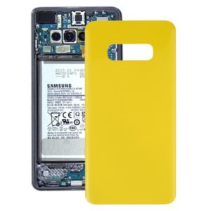 For Galaxy S10e SM-G970F/DS, SM-G970U, SM-G970W Battery Back Cover (Yellow) (OEM)