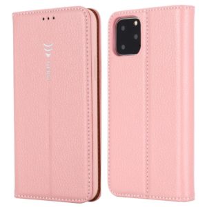 For iPhone 11 Pro Max GEBEI PU+TPU Horizontal Flip Protective Case with Holder & Card Slots(Rose Gold) (GEBEI) (OEM)