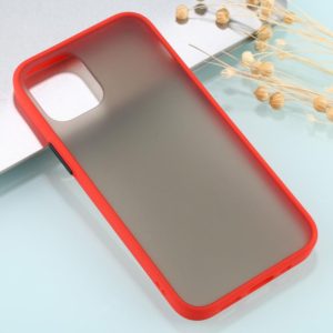 For iPhone 12 Pro Max Skin Feel Series Shockproof Frosted TPU + PC Protective Case(Red) (OEM)