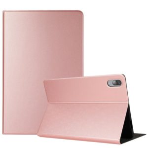 For Lenovo Tab P11 Pro (TB-XJ706F) Voltage Craft Texture TPU Horizontal Flip Protective Case with Holder(Rose Gold) (OEM)