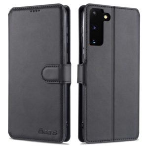 For Samsung Galaxy S21+ 5G AZNS Calf Texture Horizontal Flip Leather Case with Holder & Card Slots & Wallet & Photo Frame(Black) (AZNS) (OEM)