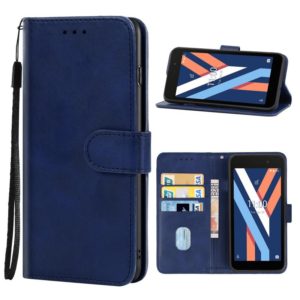 Leather Phone Case For Wiko Y52(Blue) (OEM)