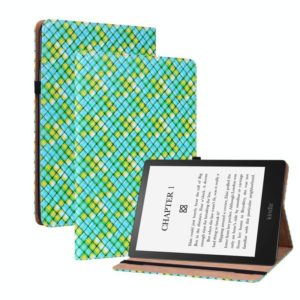 For Amazon Kindle Paperwhite 5 Color Weave Smart Leather Tablet Case(Green) (OEM)