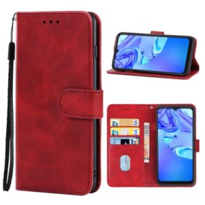 Leather Phone Case For TCL 305 / 30 SE / 306 & Sharp Aquos V6 / V6 Plus(Red) (OEM)