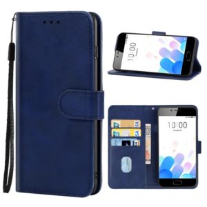 Leather Phone Case For Meizu M5c(Blue) (OEM)