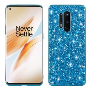 For OnePlus 8 Pro Glitter Powder Shockproof TPU Protective Case(Blue) (OEM)