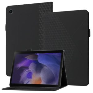For Samsung Galaxy Tab A8 10.5 2021 X200/X205 Rhombus Skin Feel Horizontal Flip Tablet Leather Case with Card Slots & Holder(Black) (OEM)