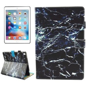 For iPad Pro 10.5 inch Black Marble Pattern Horizontal Flip Leather Protective Case with Holder & Card Slots & Wallet & Pen Slot &Sleep / Wake-up (OEM)