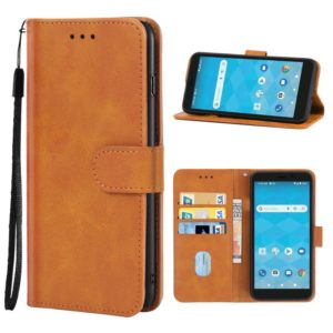 Leather Phone Case For Wiko Life 3 U316AT(Brown) (OEM)