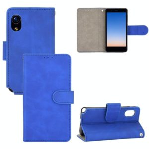 For Rakuten mini Solid Color Skin Feel Magnetic Buckle Horizontal Flip Calf Texture PU Leather Case with Holder & Card Slots & Wallet(Blue) (OEM)