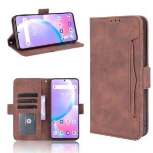 For Umidigi A11 Pro Max Skin Feel Calf Pattern Horizontal Flip Leather Case with Holder & Card Slots & Photo Frame(Brown) (OEM)