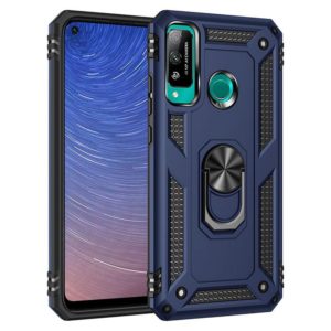 For Huawei Y7p / P40 Lite E Shockproof TPU + PC Protective Case with 360 Degree Rotating Holder(Blue) (OEM)