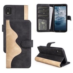 For Nokia C2 2nd Edition Stitching Horizontal Flip Leather Phone Case(Black) (OEM)