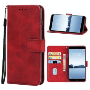 Leather Phone Case For Meizu 15(Red) (OEM)