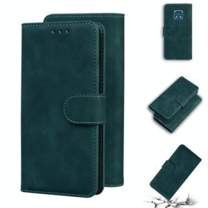For Nokia XR20 Skin Feel Pure Color Flip Leather Phone Case(Green) (OEM)