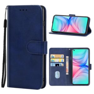 Leather Phone Case For Infinix Hot 10s NFC(Blue) (OEM)