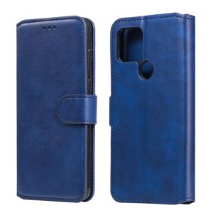 For Google Pixel 5 Classic Calf Texture PU + TPU Horizontal Flip Leather Case, with Holder & Card Slots & Wallet(Blue) (OEM)