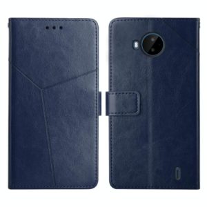 For Nokia C20 Plus Y Stitching Horizontal Flip Leather Phone Case(Blue) (OEM)