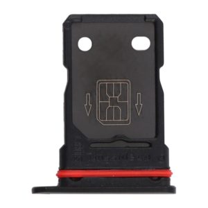 For OnePlus 9R SIM Card Tray + SIM Card Tray (Black) (OEM)