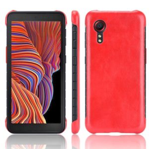 For Samsung Galaxy Xcover 5 Shockproof Litchi Texture PC + PU Case(Red) (OEM)