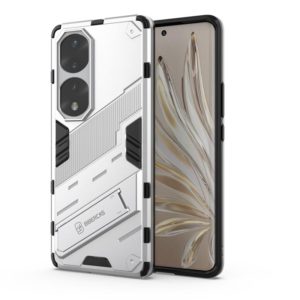 For Honor 70 Pro Punk Armor 2 in 1 PC + TPU Shockproof Case with Invisible Holder(White) (OEM)