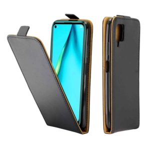 For Huawei P40lite/Nova6Se/Nova7i Business Style Vertical Flip TPU Leather Case with Card Slot(Black) (OEM)