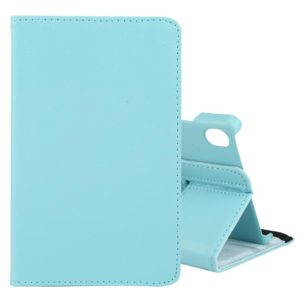 For Lenovo Tab M8 360 Degree Rotation Litchi Texture Horizontal Flip Leather Case with Holder(Sky Blue) (OEM)