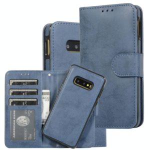For Samsung Galaxy S10e Retro 2 in 1 Detachable Magnetic Horizontal Flip TPU + PU Leather Case with Holder & Card Slots & Photo Frame & Wallet(Dark Blue) (OEM)