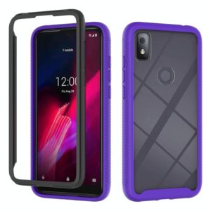 For T-Mobile REVVL 4 Starry Sky Solid Color Series Shockproof PC + TPU Protective Case(Purple) (OEM)