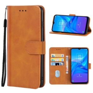 For TCL 20Y Leather Phone Case(Brown) (OEM)