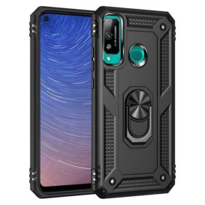 For Huawei Y7p / P40 Lite E Shockproof TPU + PC Protective Case with 360 Degree Rotating Holder(Black) (OEM)