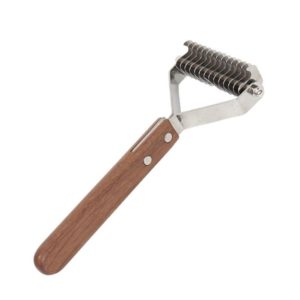 Walnut Pet Stainless Steel Cleaning And Grooming Comb, Specification: Large (OEM)