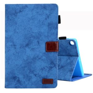 For Galaxy Tab A 8.0 (2019) / T290 Business Style Horizontal Flip Leather Case, with Holder & Card Slot & Photo Frame & Sleep / Wake-up Function(Blue) (OEM)