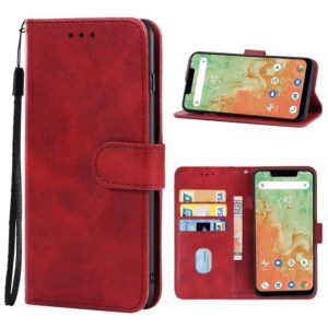 Leather Phone Case For UMIDIGI A3X(Red) (OEM)