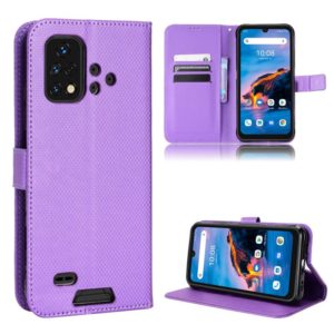 For Umidigi Bison X10G / X10G NFC Diamond Texture Leather Phone Case(Purple) (OEM)