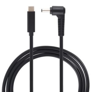 USB-C / Type-C to 4.0 x 1.35mm Laptop Power Charging Cable, Cable Length: about 1.5m(Black) (OEM)