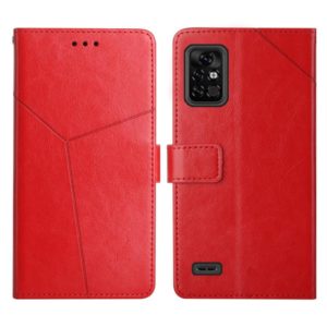 For UMIDIGI Bison Pro Y Stitching Horizontal Flip Leather Phone Case(Red) (OEM)