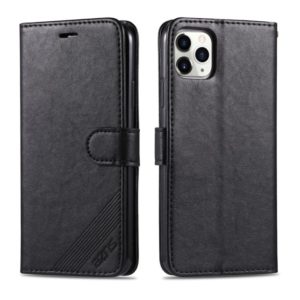 For iPhone 11 Pro AZNS Sheepskin Texture Horizontal Flip Leather Case with Holder & Card Slots & Wallet(Black) (AZNS) (OEM)